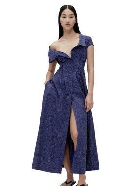 NWT GapStudio Poplin Maxi Shirtdress Size 00